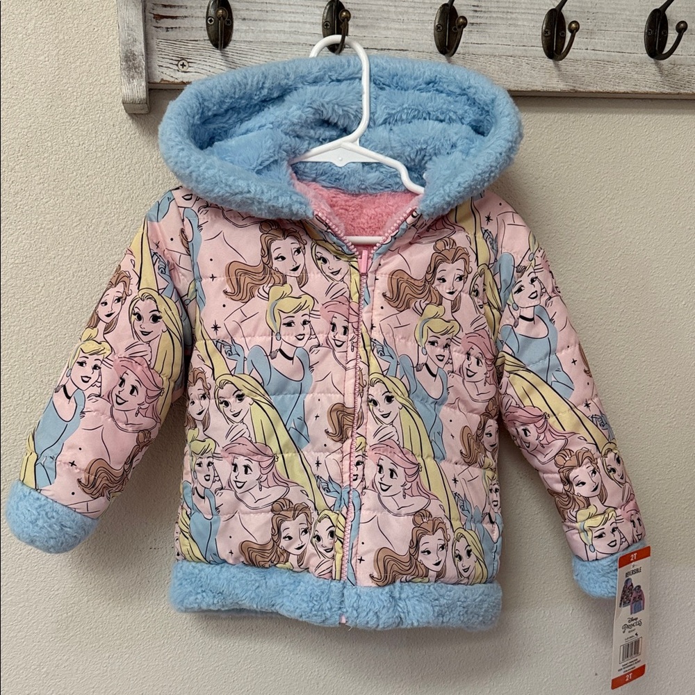 Disney Princess Reversible waterproof/faux fur Jacket